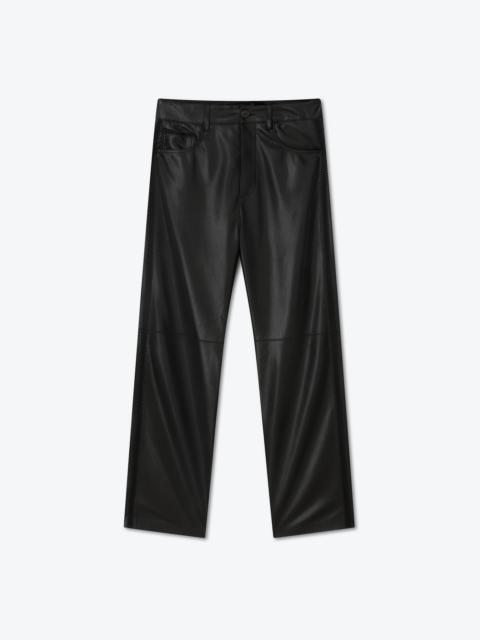 ARIC - OKOBOR™ alt-leather pants - Black