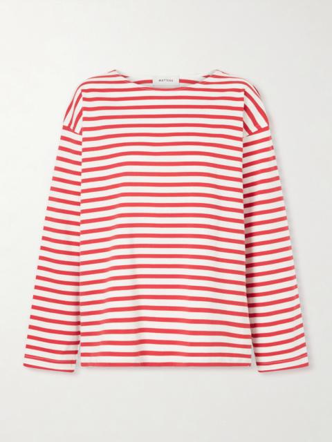 MATTEAU Breton Striped Cotton-jersey T-shirt
