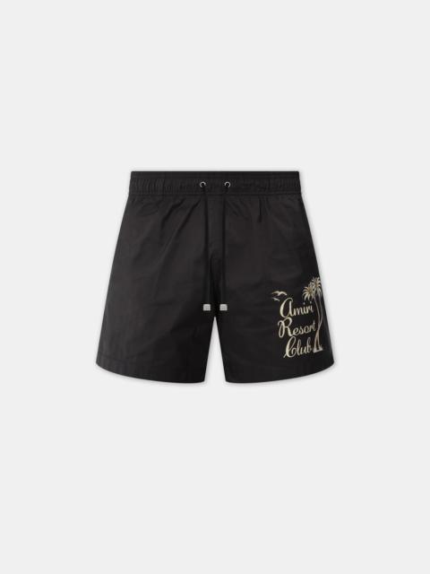 AMIRI TWISTED PALMS SWIM TRUNK