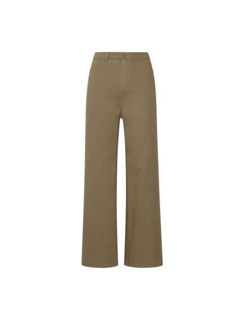 LAPOINTE Cotton Twill Wide Leg Jean