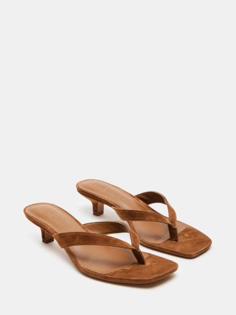 STEVE MADDEN TRACIE CHESTNUT SUEDE