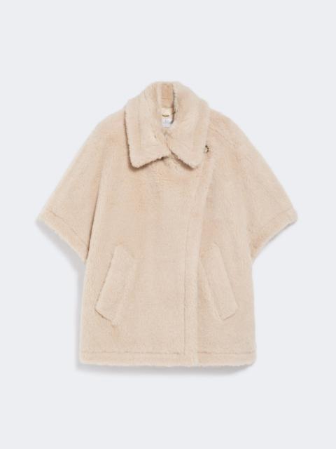 Max Mara Cape in alpaca and wool Teddy fabric - BEIGE