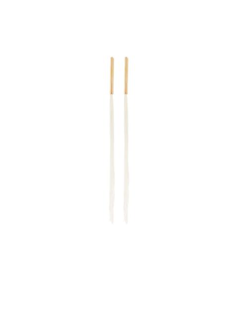 Jil Sander tasselled earrings