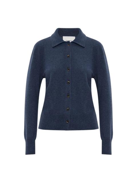 LISA YANG button-down collar cashmere cardigan
