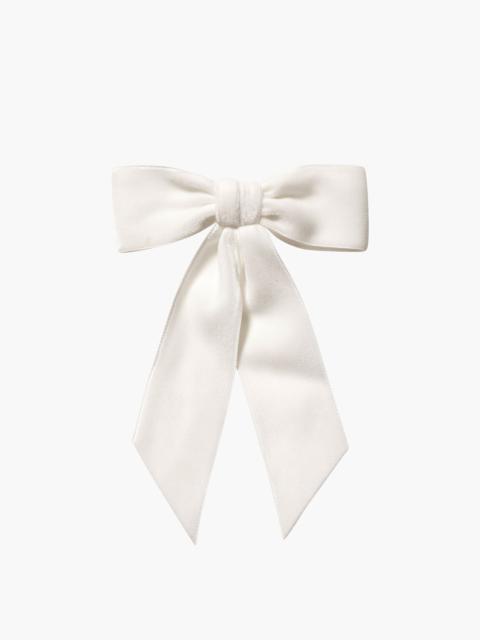 Jennifer Behr Wide Velvet Bow Barrette