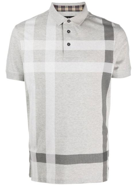 Barbour Blain check-print polo shirt