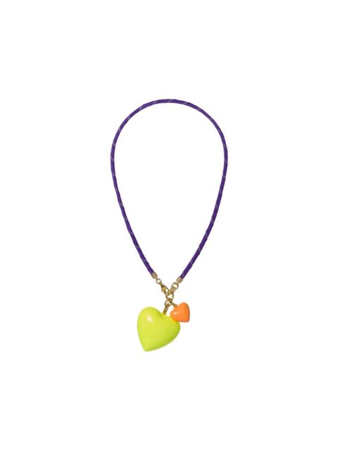 ROXANNE ASSOULIN Happy Cord heart-pendant necklace