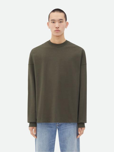 Bottega Veneta Jersey Oversized Long Sleeve T-Shirt