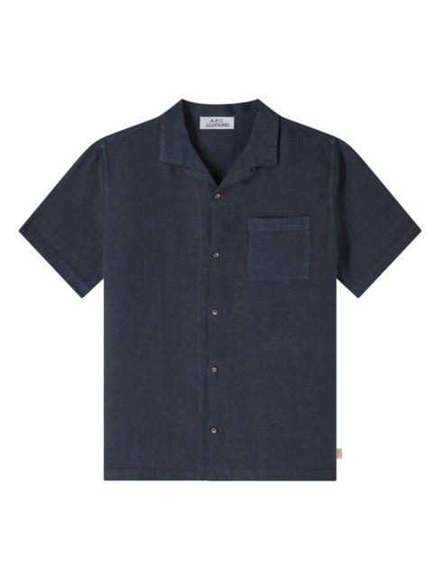 A.P.C. WEEKEND JJJJOUND SHORT-SLEEVE SHIRT