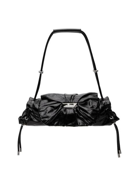 Diesel Black Scrunch-D-Small Shoulder Bag