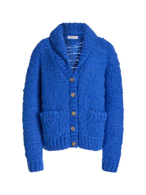 GABRIELA HEARST Moses Knit Cardigan in Sapphire Welfat Cashmere
