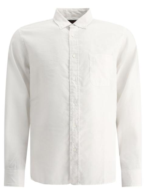 Linen Shirt With Chest Pocket Shirts White