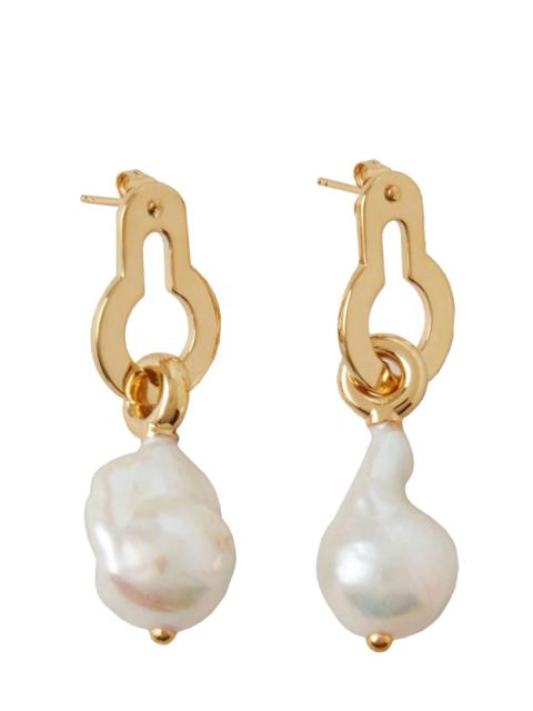 Mulberry Amberley Baroque Pearl Earrings (Gold)