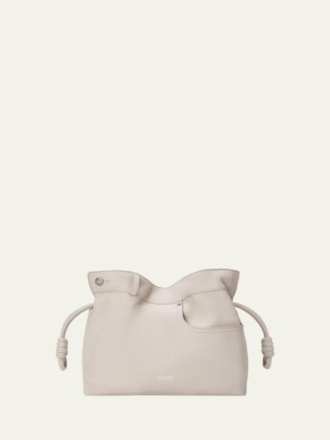 Loewe Flamenco Panta Clutch Bag in Leather