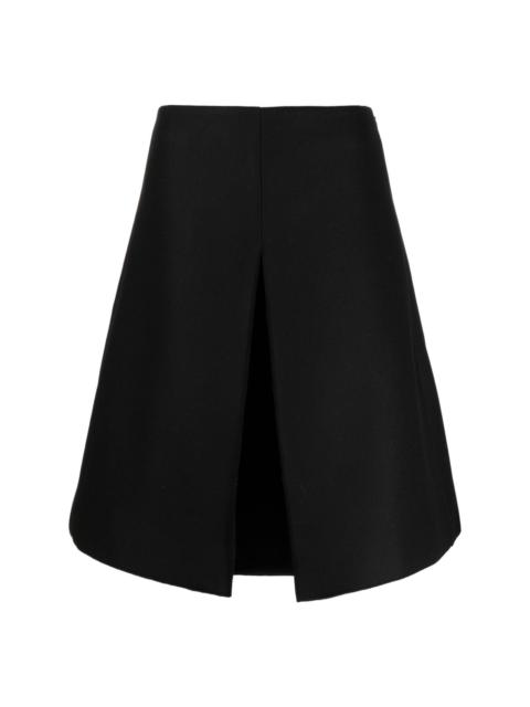 スカート KHAITE FW24 KIDD SKIRT (41324092 W4092200) Khaite Kidd Skirt 41324092-200 BLACK | IlDuomo