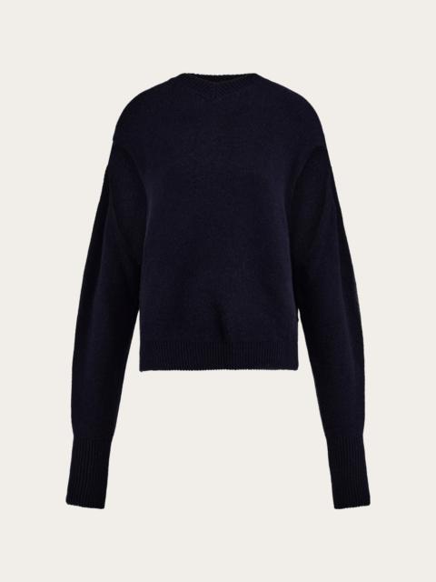 Layered cashmere sweater