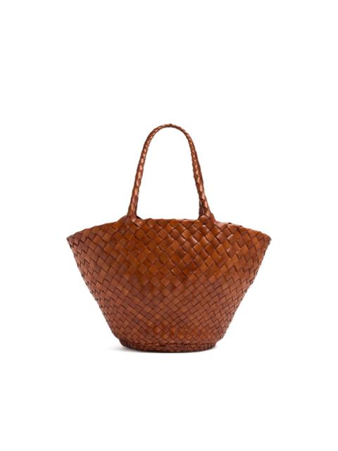 DRAGON DIFFUSION Egola woven tote bag