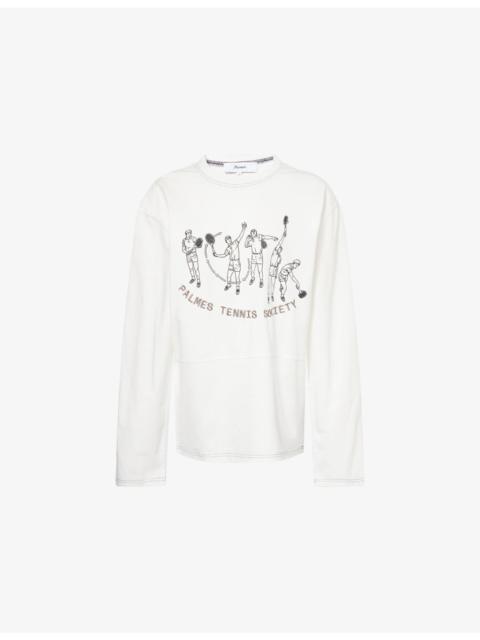 Palmes Practise Tennis Printed Cotton Top