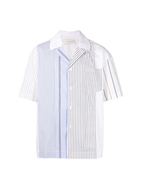 short-sleeve striped shirt