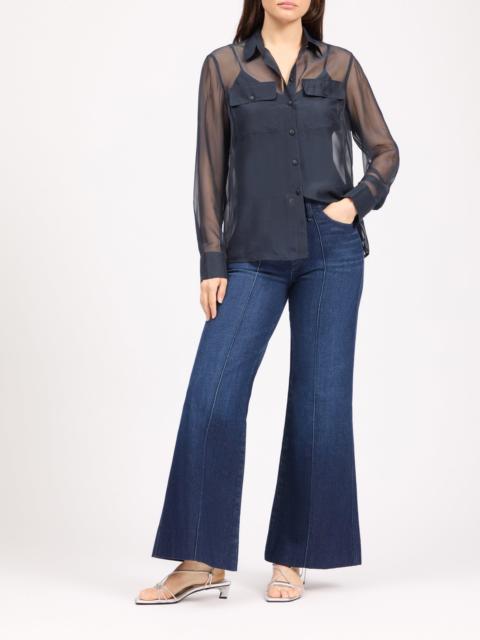 rag & bone Stormy Flare Jean High-Rise in Vintage Stretch Denim