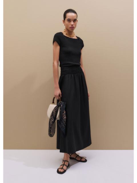 ME+EM Mixed Media Maxi Dress