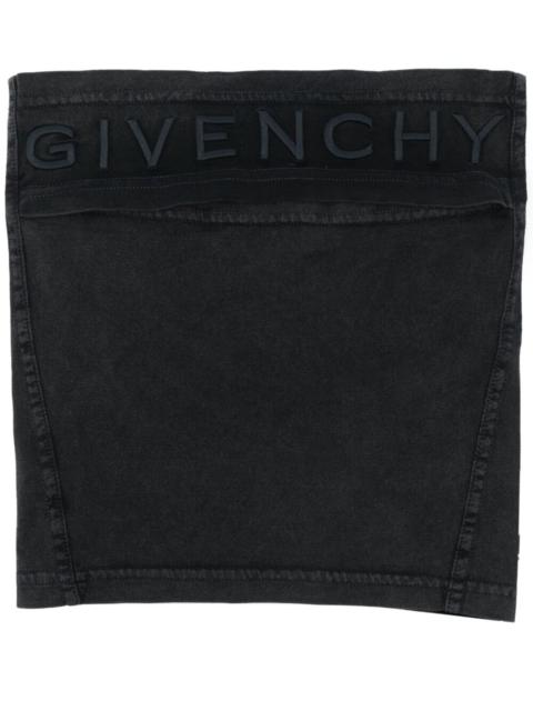 Givenchy embroidered-logo cotton balaclava