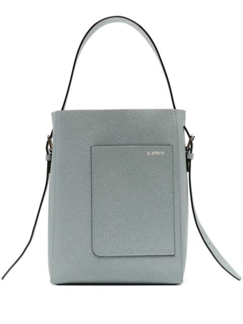 Valextra Small leather bucket bag