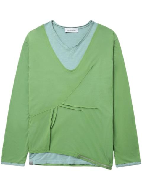 Kiko Kostadinov Knox Mesh Long Sleeve Tee | club21 | REVERSIBLE