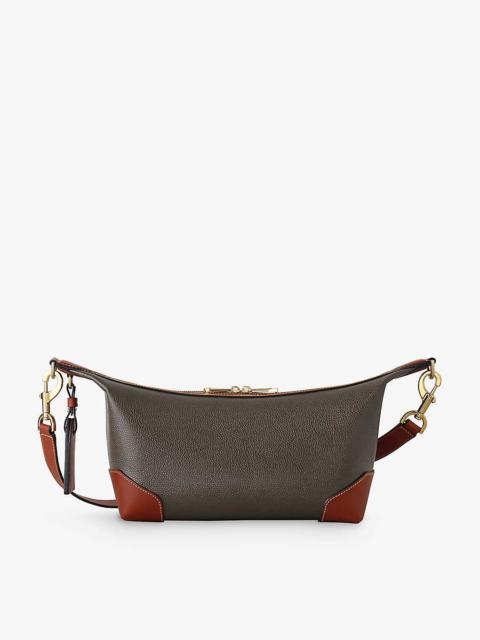 Mulberry Heritage Clipper woven-blend cross-body bag