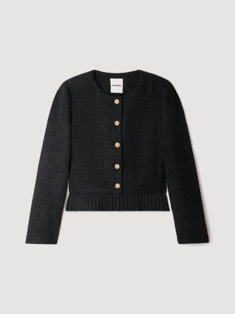 Sandro 2-IN-1 TWEED JACKET