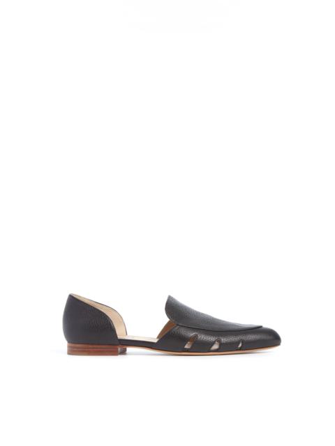 GABRIELA HEARST Rory Flat Shoe in Black Leather