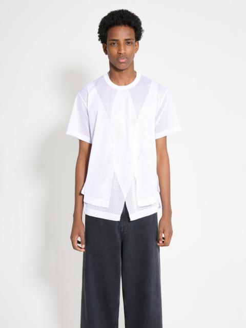 COMME DES GARÇONS HOMME PLUS PANEL T-SHIRT WHITE