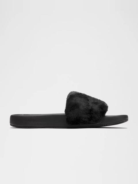 lululemon Women's Restfeel Faux Fur Slide