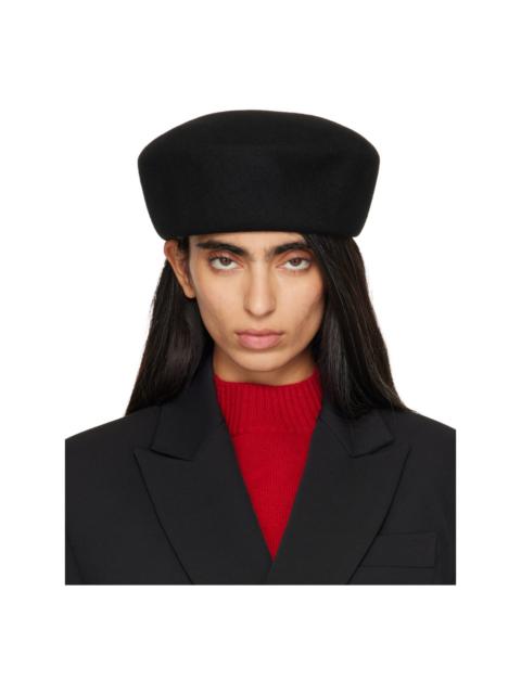 The Frankie Shop Black Noxley Pillbox Hat