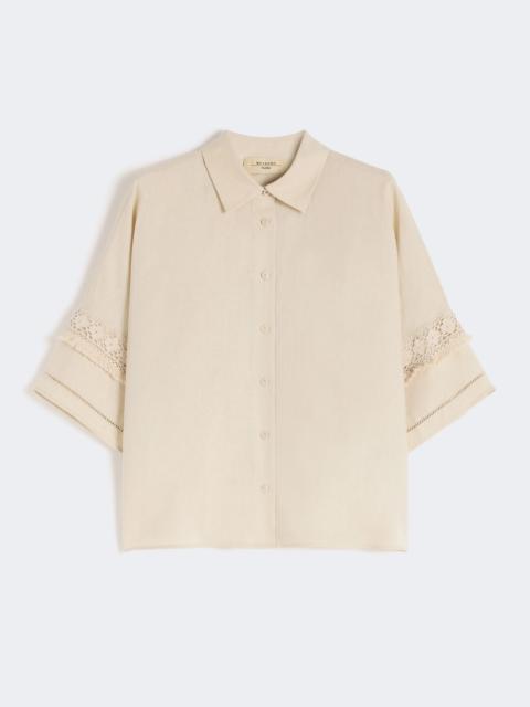 WEEKEND Max Mara WKIPALA Linen fabric shirt - SAND