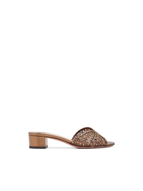 AQUAZZURA Crystal Lover sandals