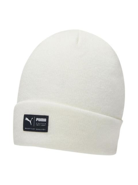 PUMA PUMA Archive Heather Beanie 'White Black' 02173913