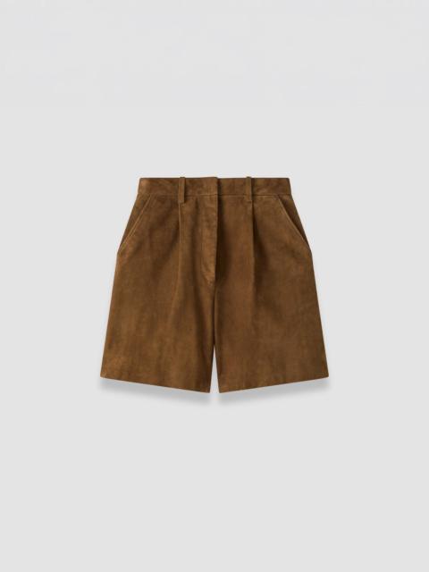 JOSEPH Suze Light Suede Shorts