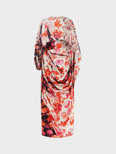 Maison Margiela Floral Draped Dress