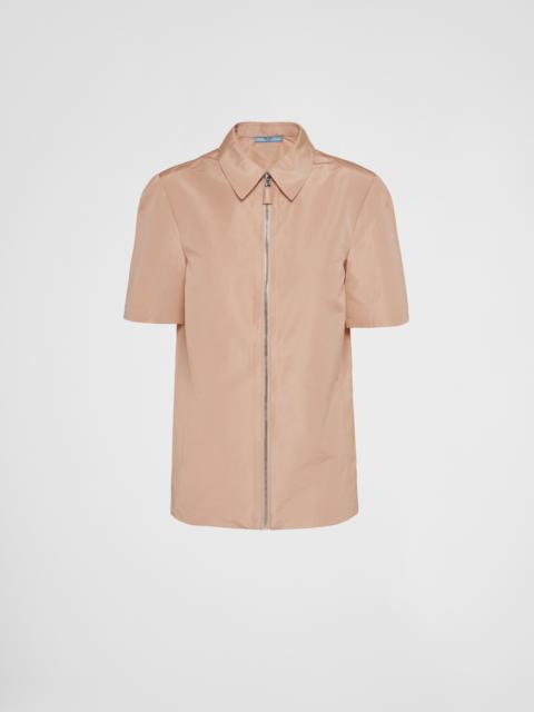 Prada Short-sleeved faille shirt