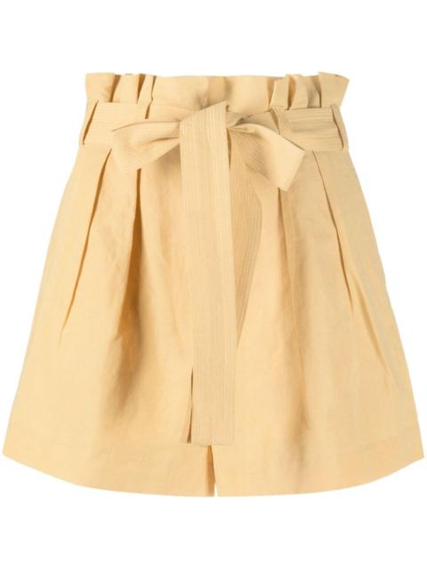 ULLA JOHNSON belted-waist shorts