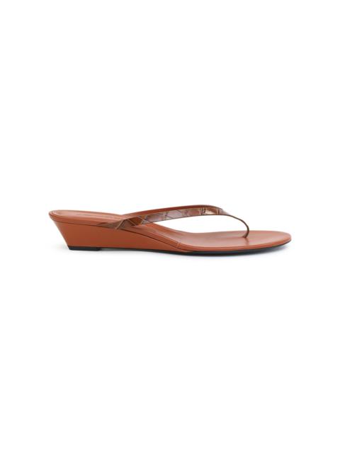 CHRISTOPHER ESBER Scala Embossed Wedge brown