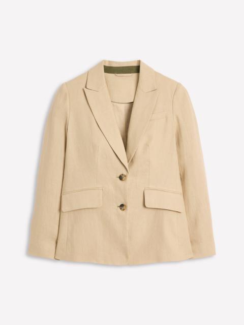 BODEN Stamford Linen Blazer-Neutral