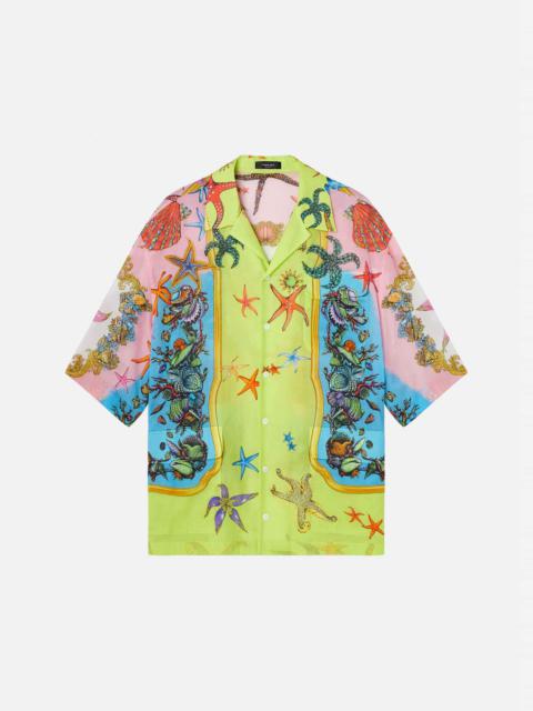 VERSACE Trésor de la Mer Print Cotton Shirt