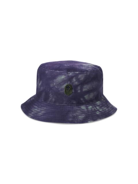 A BATHING APE® BAPE Tie Dye One Point Bucket Hat 'Purple'