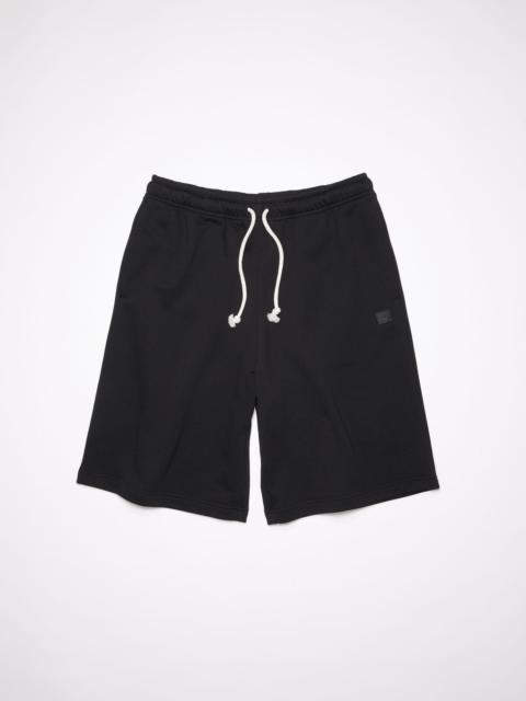 Acne Studios Fleece sweat shorts - Black