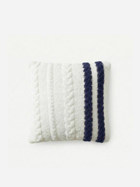 FREE PEOPLE Sunday Citizen Snug Braided Two-Stripes Throw Pillow