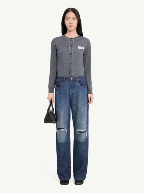 MM6 Maison Margiela Barrel-leg jeans