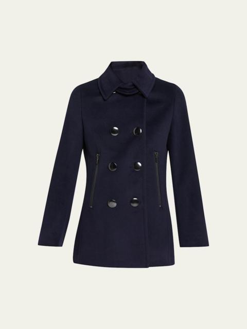 AKRIS Cashmere and Wool-Blend Top Coat