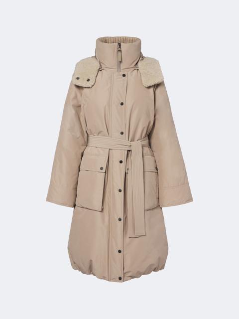 Brunello Cucinelli Monili hooded cotton-blend down coat
